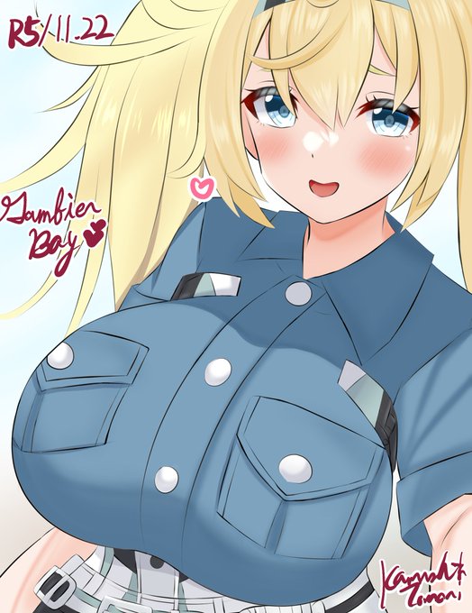 #ガンビア・ベイ進水日 #ツインテールの日 
再掲ベーイ(o>ᦂ<o) 