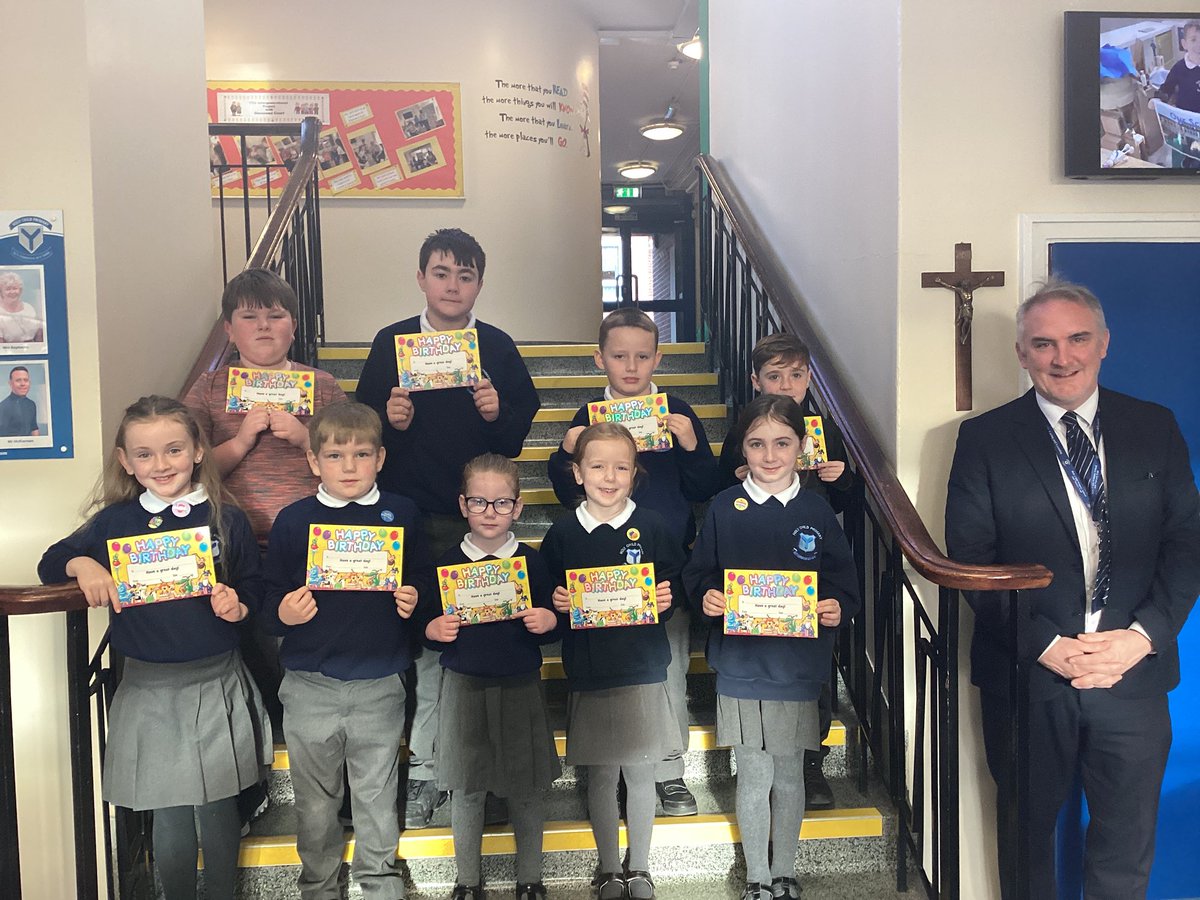 HolyChildPSBel's tweet image. Mr. Murphy would like to congratulate all our pupils who celebrated their birthdays this week. 🥳 

#SharingCaringLearning #HappyBirthday