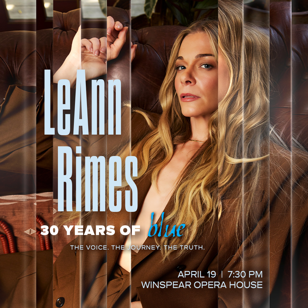 ATTPAC's tweet image. 💙 Three decades. Countless hits. One unforgettable night! 🌟 

@leannrimes: 30 Years of Blue comes to the Winspear Opera House on April 19, 2026! 🎤🎶

🎟️ Tickets on sale NOW! ➡️ bit.ly/4r1e8cZ