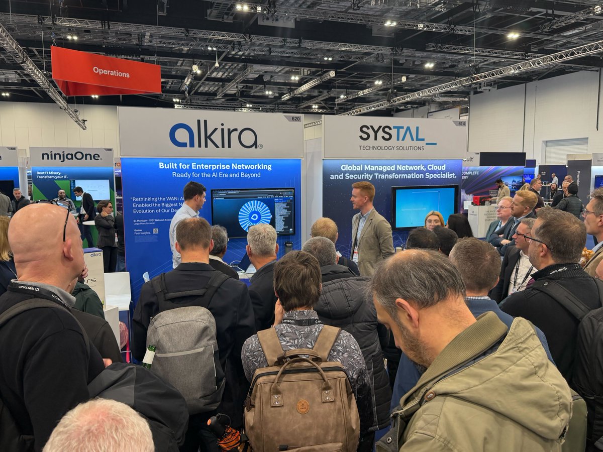 alkiranet's tweet image. What an incredible week at #GartnerIOCS London! 

Thank you to everyone who visited the Alkira booth and joined our sessions, especially Madoc Batters and Silvia Boiardi for sharing invaluable insights. 

Excited to continue the conversations! 

#NetworkInfrastructure #NIaaS