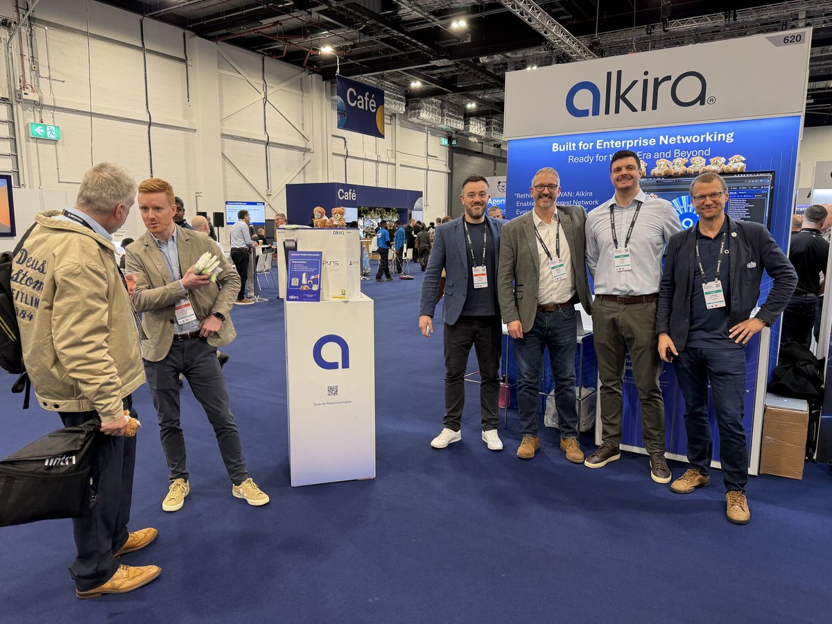 alkiranet's tweet image. What an incredible week at #GartnerIOCS London! 

Thank you to everyone who visited the Alkira booth and joined our sessions, especially Madoc Batters and Silvia Boiardi for sharing invaluable insights. 

Excited to continue the conversations! 

#NetworkInfrastructure #NIaaS