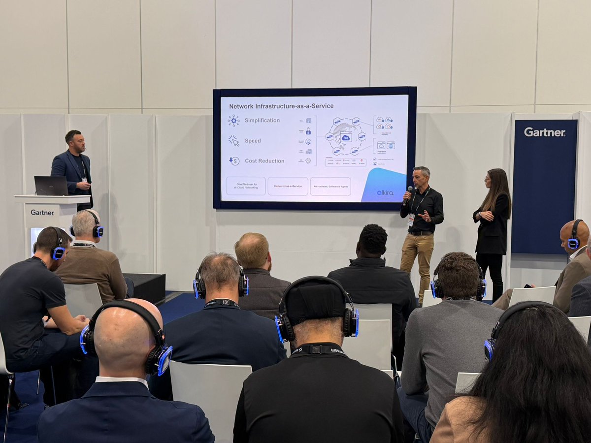 alkiranet's tweet image. What an incredible week at #GartnerIOCS London! 

Thank you to everyone who visited the Alkira booth and joined our sessions, especially Madoc Batters and Silvia Boiardi for sharing invaluable insights. 

Excited to continue the conversations! 

#NetworkInfrastructure #NIaaS