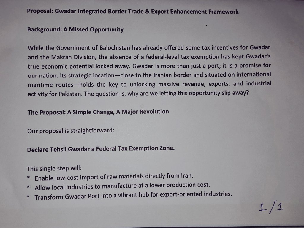 KahudaBabar's tweet image. Sharing an open Proposal for the Government- in the interest of national development.
#Gwadar Integrated Border Trade &amp;amp; Export Enhancement Framework.
@CMShehbaz @MIshaqDar50
@PakSarfrazbugti @sifcpakistan
@CathayPak @betterpakistan