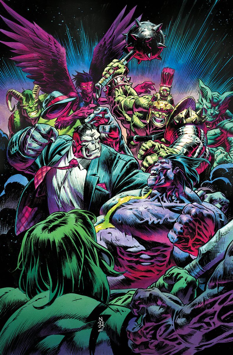 NicKlein's tweet image. Infernal HULK 4 cover. Im stoked for people to start reading this!