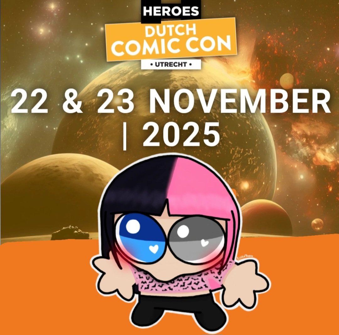 EssiexBessiex's tweet photo. 💛Who will I see at #dutchcomiccon ?! I will be going as myself so! Easy recognisable! I will mostly be standing behind makochan his booth! 💛 Hope to see you there!! ~nya. https://t.co/xpqS0a8353