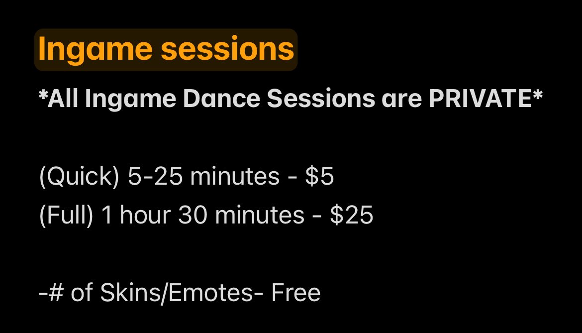 FNRealPeachy's tweet image. UPDATED REQUEST PRICES!
-
While “Public Requests” are still free, I have lowered the prices for “Private Requests” and “Ingame Sessions”
-
Once again If you have any questions/concerns or wanting to make a request, DM me over on my discord “fnrealpeachy”