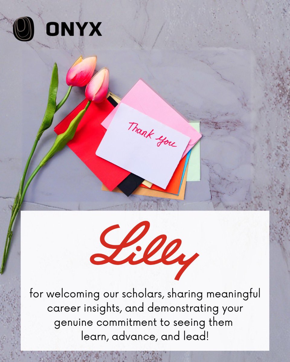 Happy #FeelGoodFriday, Onyx Fam! A HUGE shoutout to the entire Eli Lilly Canada team for an inspiring and informative Employer Discovery Event. Thank you for opening your doors and showing your dedication to helping our scholars understand what it truly means to grow!