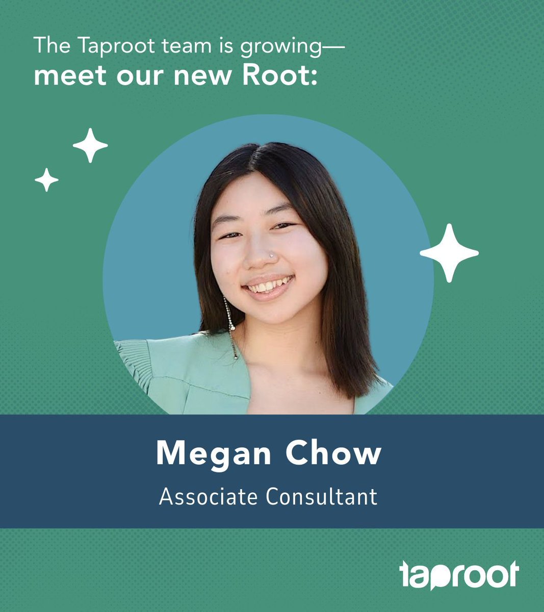 Taproot is excited to welcome two dynamic new Associate Consultants to our Advisory Services team: Say hello to Nikolai Apilado and Megan Chow! We look forward to their contributions towards advancing Taproot's mission. 🌱