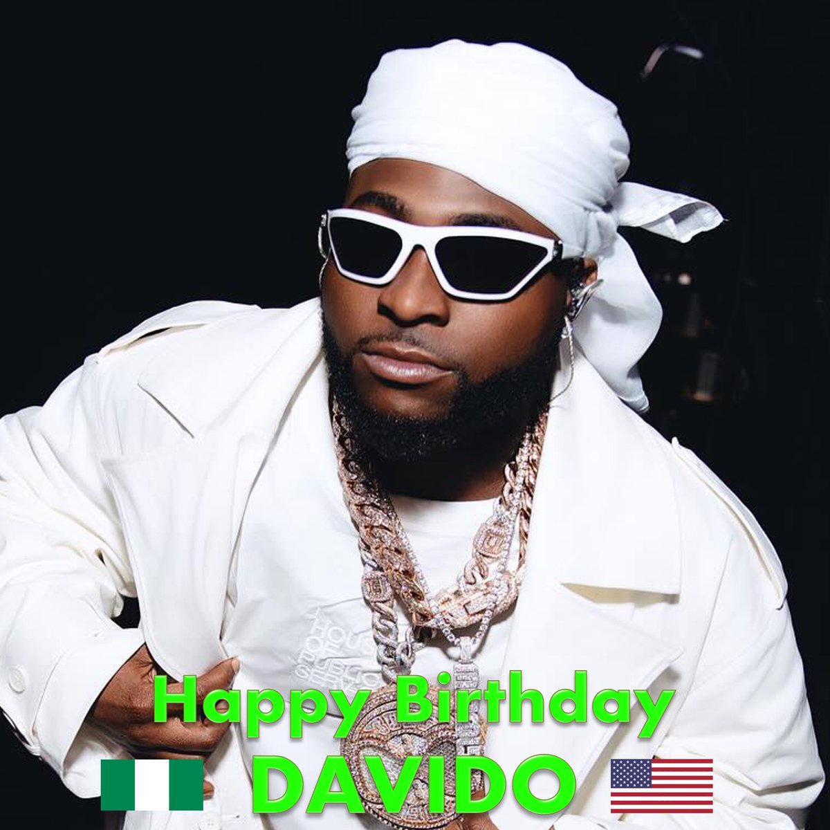 WORLDMUSICAWARD's tweet image. Happy 33rd birthday to the mega talented Grammy nominated Nigerian Singer, Songwriter, Composer, Record Producer, Entrepreneur, Superstar, Global Icon and Afrobeats Legend, the One &amp;amp; Only Davido! 👏🎂🎉🌟🐐👑❤️
#Davido is one of Afrobeats Biggest Stars of the 21st century, and…