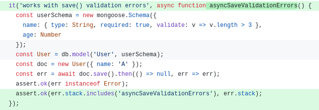 code_barbarian's tweet image. I&apos;m genuinely pumped for this Mongoose release

Async stack traces alone are enough for me to upgrade everything day one