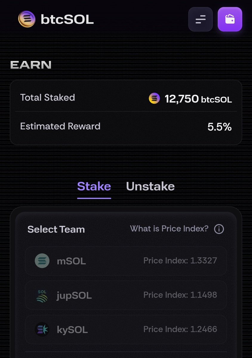 Web3E4ter's tweet image. There’s already 12,750 SOL staked on @btcSOL, all earning active BTC yield right now.

Meanwhile… some people are still out here refusing to passively earn yield.

Which makes me wonder:

Do they just not like A.S.S? 👀

Because if your $SOL isn’t earning $BTC, you’re leaving…