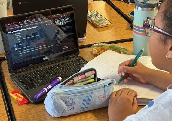 HistoryandTech's tweet image. &quot;We&apos;re never going to use this&quot; is a quote you here often in Algebra.  Mrs. Barrier decided to use @GetSchoolAI to help her students understand how you might use linear equations in the real world.  @JeffGuelker @PulisScience