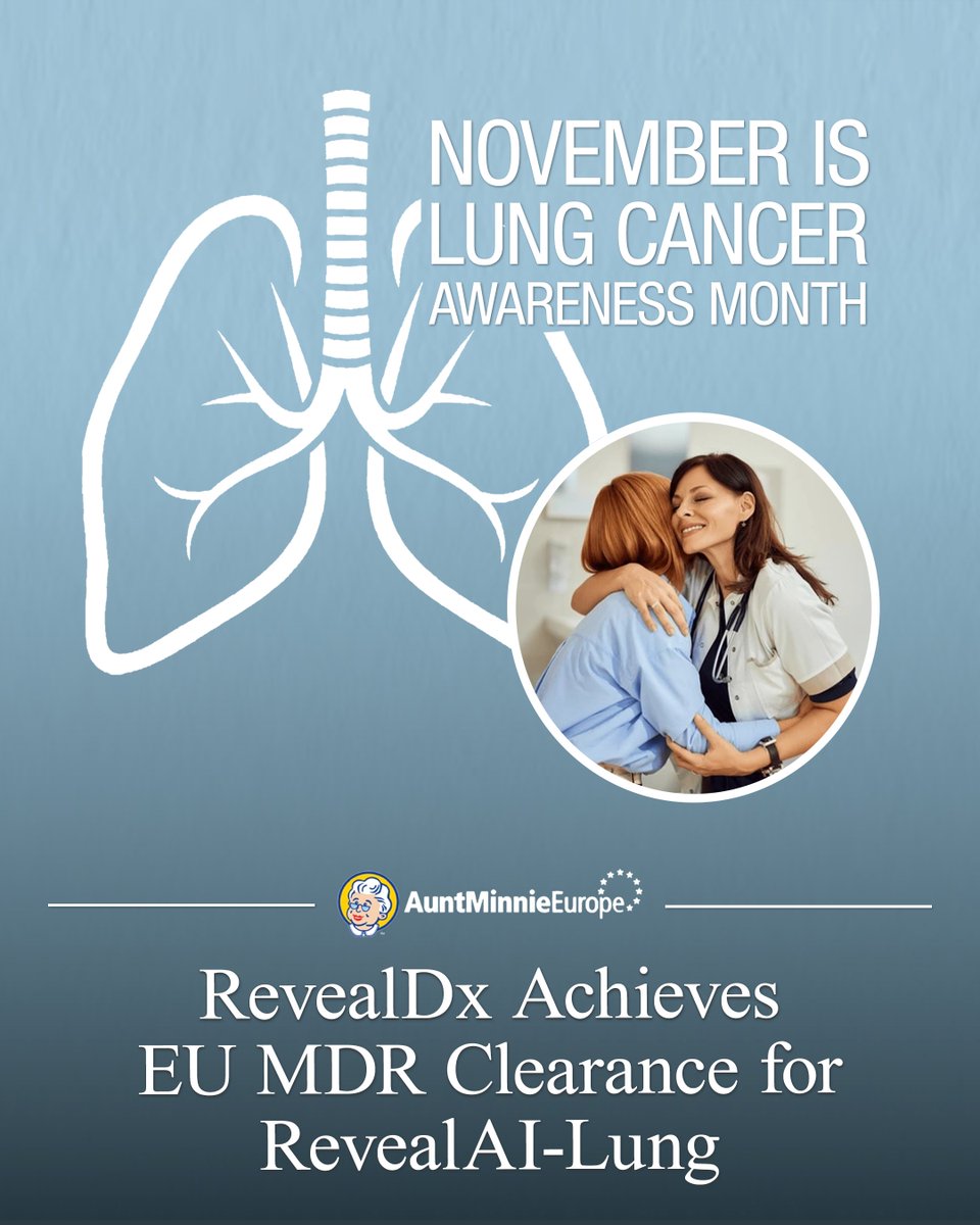 KafkaMediaGroup's tweet image. This November, we’re proud to highlight Reveal-Dx, a company making meaningful strides in AI-driven lung cancer detection. Read the full story on their EU MDR clearance in Aunt Minnie by clicking the link below!

auntminnieeurope.com/imaging-inform…
