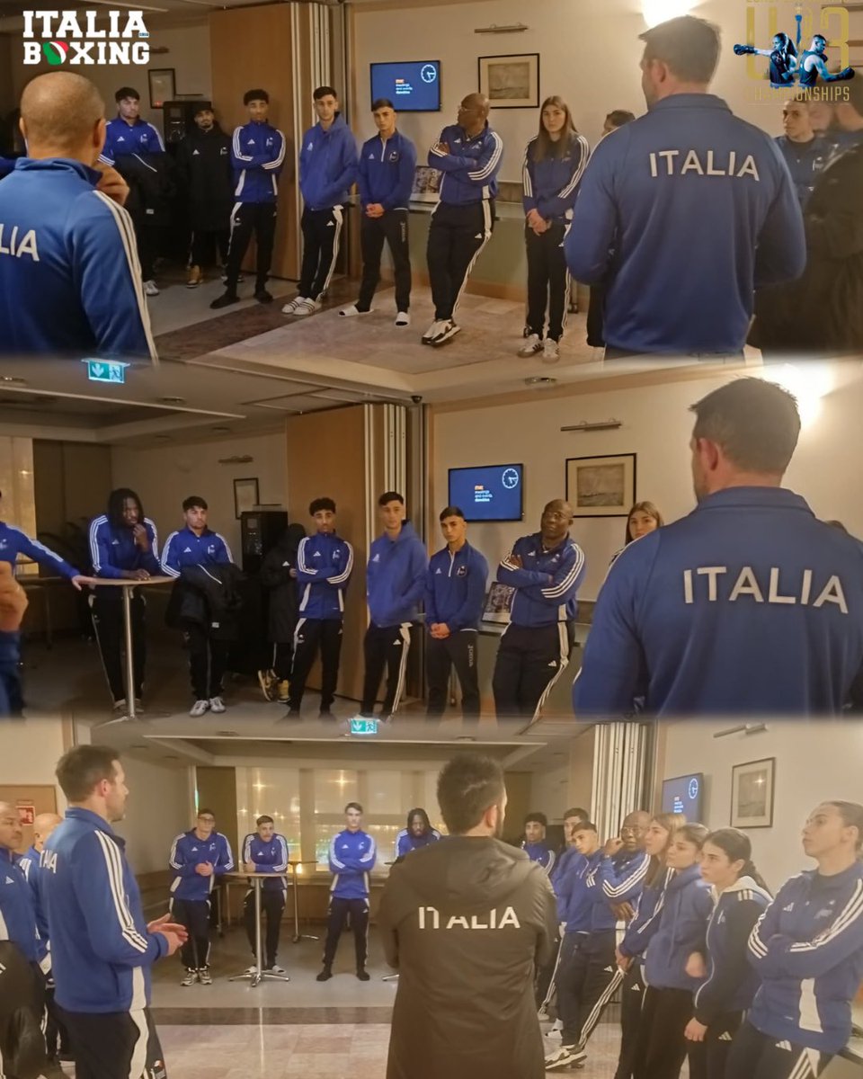 FPIBoxe's tweet image. 🥊 🇪🇺 🏆 Euro U23 Boxing Championships 2025 
🏟️ Budapest 🇭🇺 Bok Sports Hall - 23-29 Nov.

🥊 First Technical Meeting for  Itaboxing in Budapest - Prima riunione tecnica per Azzurre e Azzurri nella Capitale magiara 🇭🇺 

😤🥊🇮🇹C’Mon  Azzurri e Azzurre 💙

#Itaboxing #Boxing #Boxer…
