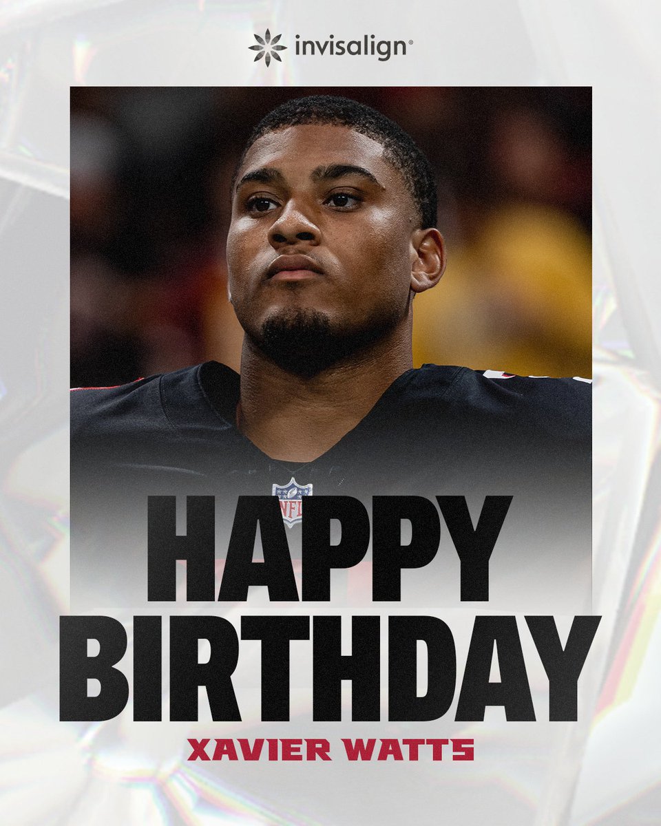 AtlantaFalcons's tweet image. Happy birthday, @xavierwatts6!