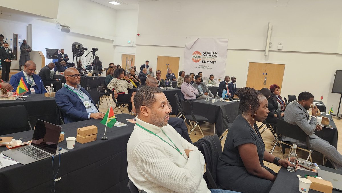 HappeningNow! <a href="/DS_Caribxport/">Damie Sinanan</a>  is now on stage at #ACSIS2025 delivering a strong message on Tech-Driven Transformation: Bridging Africa &amp; the Caribbean Through Innovation and Investment. A bold call to deepen cooperation, unlock digital potential &amp; drive shared economic resilience