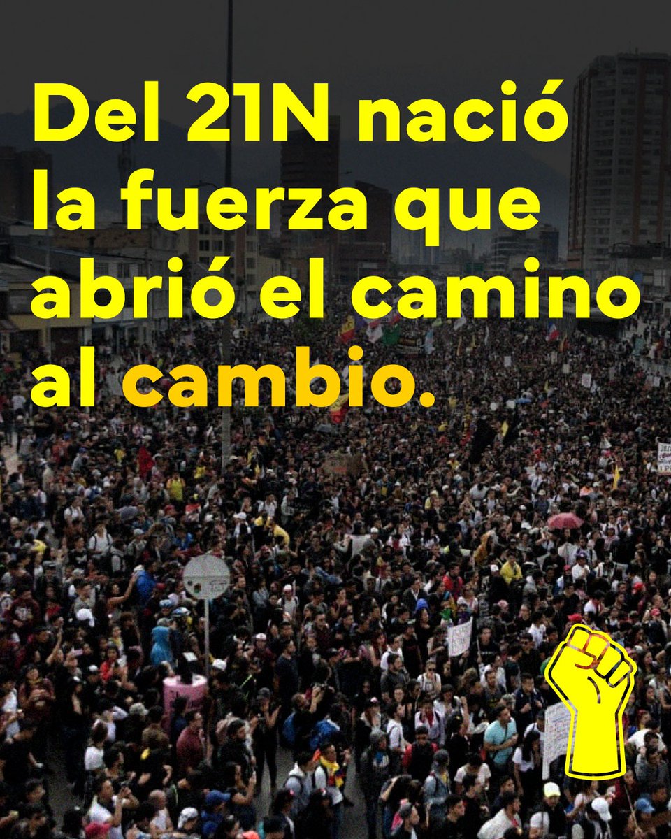 #21N ✊🏻 El 21 de noviembre de 2019 marcó el despertar de una ciudadanía que, cansada de la inequidad y la falta de respuestas del Estado, salió a las calles para reclamar dignidad y derechos. Fue una demostración poderosa de que la movilización social puede abrir debates y frenar