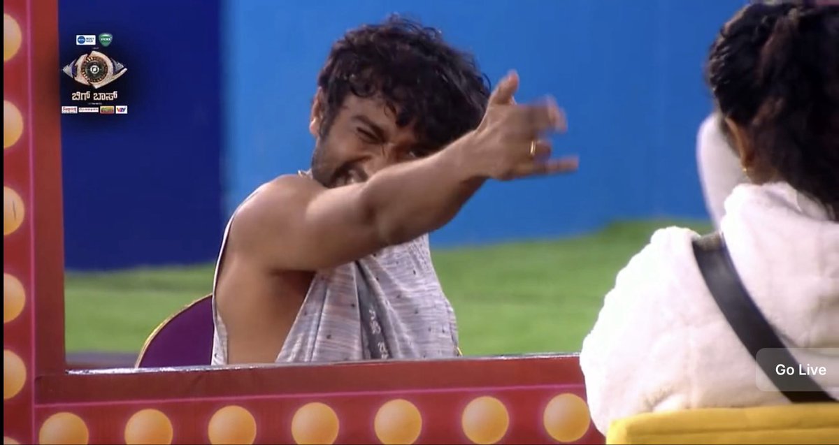 Sampath19039707's tweet photo. "Gilli proving again and again that he’s the BEST ENTERTAINER of the season!
Energy, comedy, attitude — one-man show everywhere! 🔥💥 #Gilli #bbk12 https://t.co/g1XAtf32XK