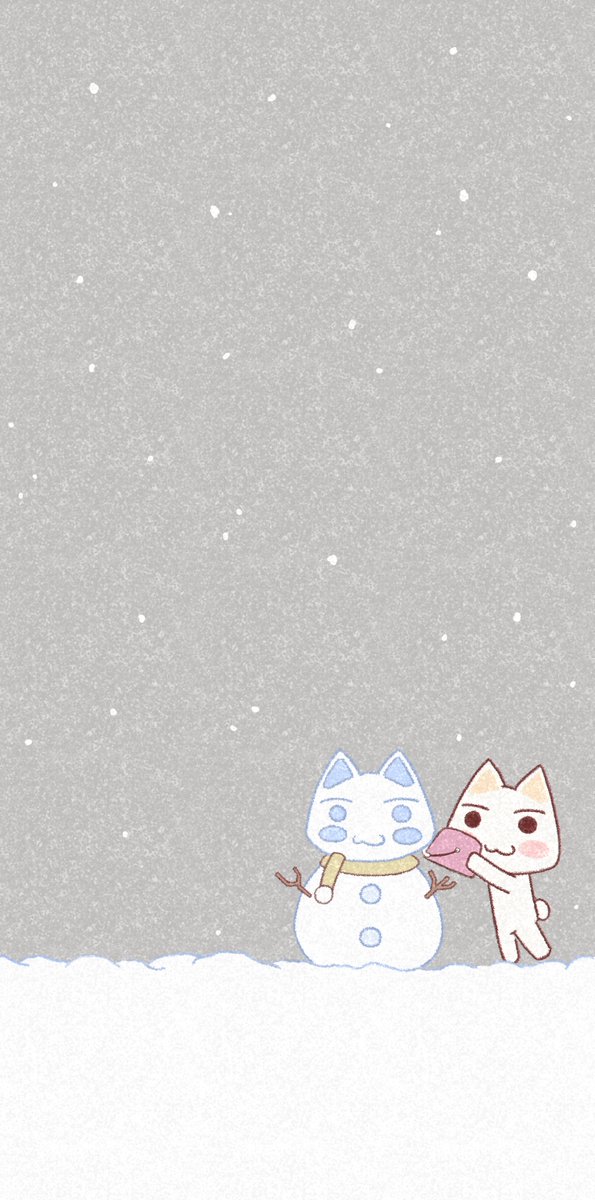 冬バージョンの壁紙も作ってみました！
気に入った方はぜひどうぞ！✨
サイズの微調整の希望あれば
リプライで教えてください！(`･ω･´)
#どこでもいっしょ