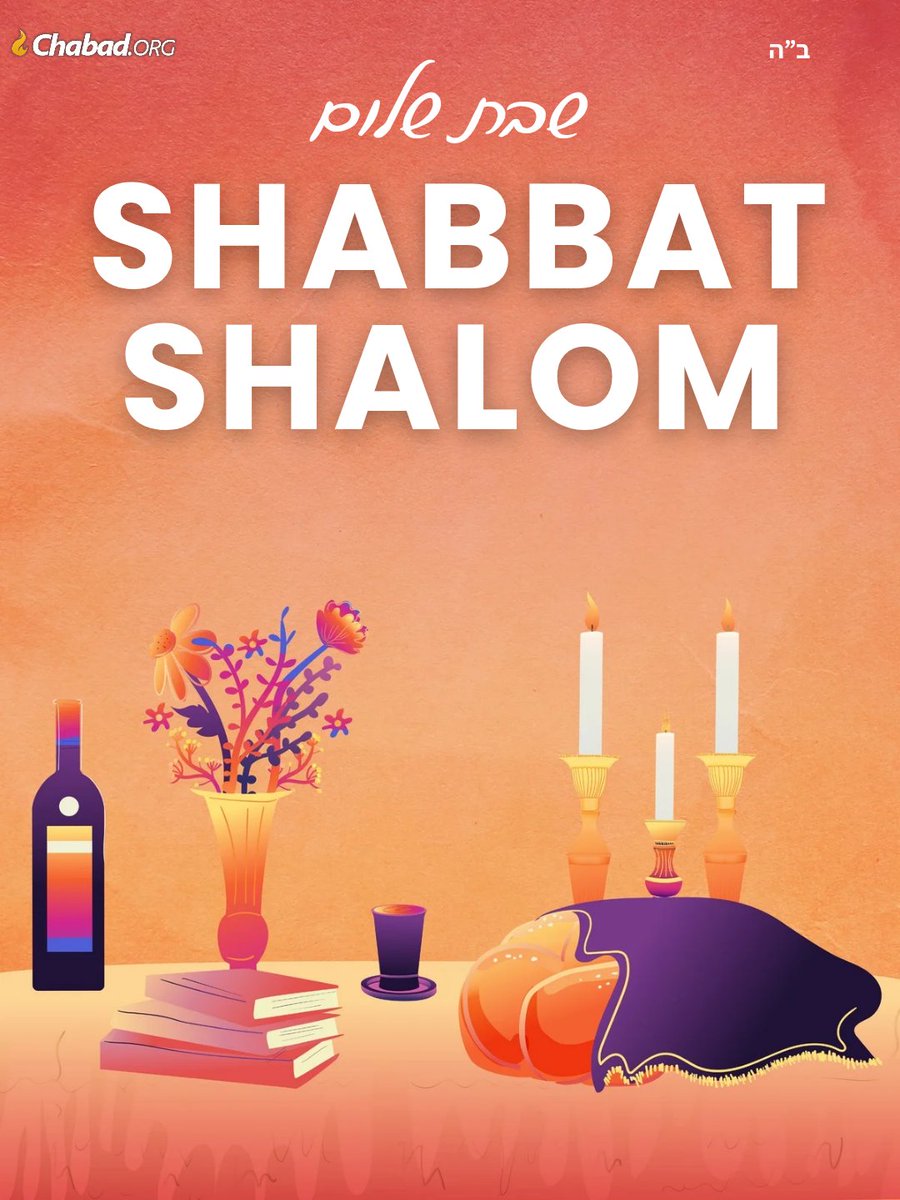 Shabbat Shalom!
What was the highlight of your week?

For local Shabbat-candle lighting times: chabad.org/candles