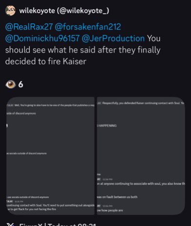 x8lFx's tweet photo. oh no you dont this info isnt going anywhere
both hytoko and basil were complicit in the devs talking to soul
fuck this man https://t.co/RLoXLob7s6