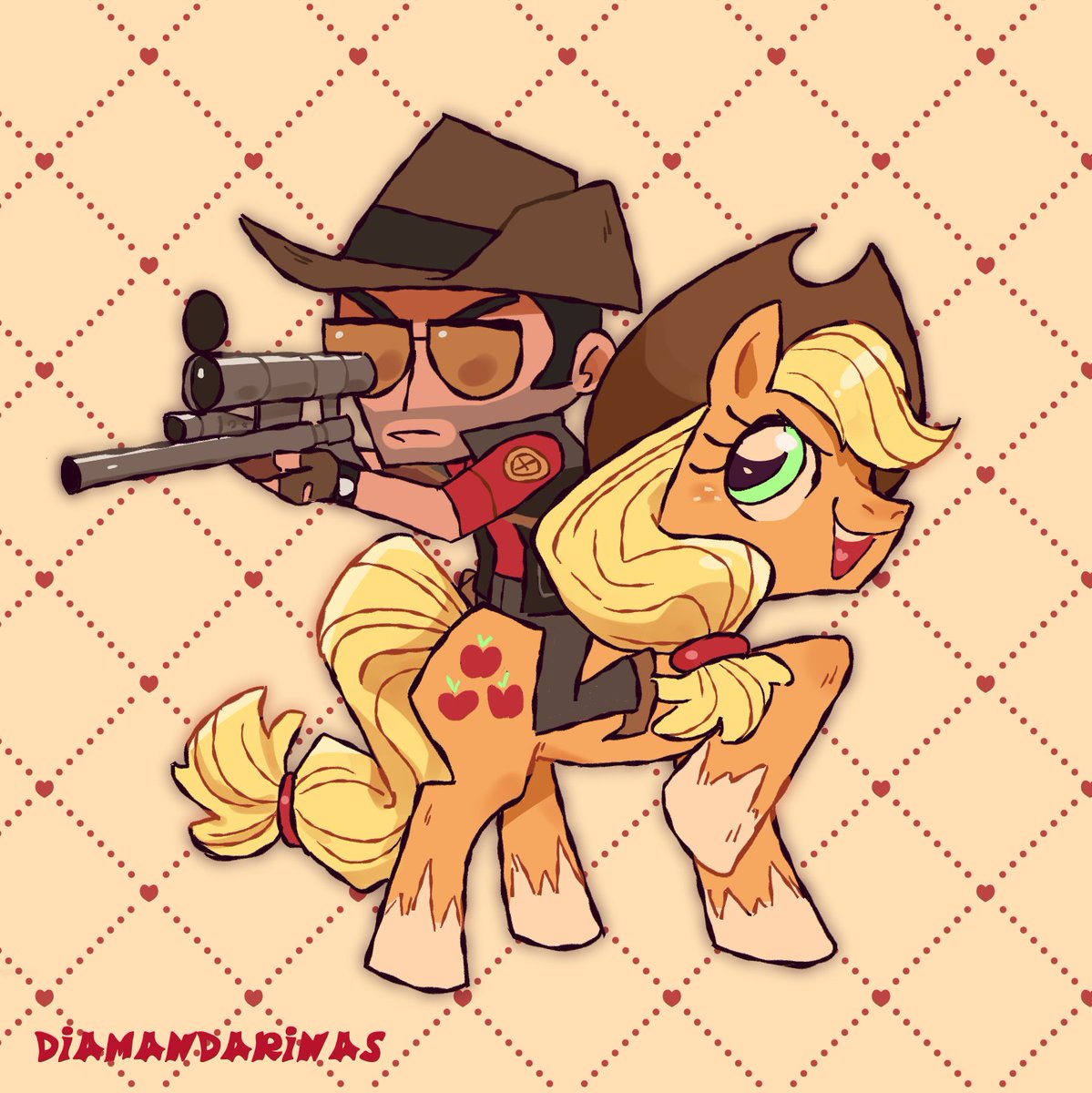 diamandarinas's tweet image. SniperJack🍎
#mlpg4 #tf2