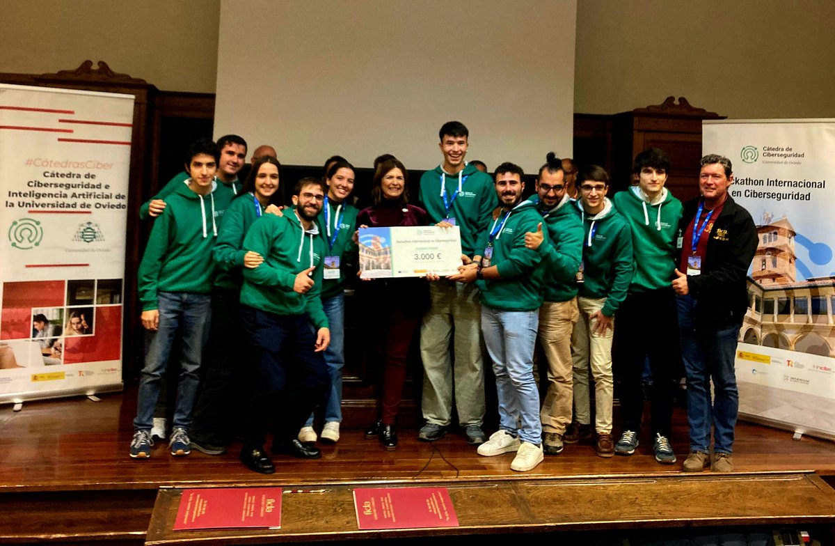 kriesgo's tweet image. ENHORABUENA a los 6 equipos por las excelentes presentaciones compartidas esta mañana en @uniovi_info en el HACKATHON CIBERSEGURIDAD UNIOVI de esta semana @INCIBE gracias por la iniciativa y buenos desarrollos de soluciones innovadoras con  la metodología by @FIDACONSULTORES 😀