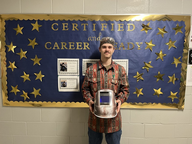 Luke Blankenship earned all of this KY DOT 3-G &amp; 4-G welding certifications!  Way to go, Luke!! So proud!  HUGE THANKS to Americans Helping Americans Grant, he received his Welding Helmet to take out to work!  Way to go, Luke &amp; Mr Mulkey! <a href="/HelpAmericans/">Americans Helping Americans®</a> <a href="/KY_CTE/">Kentucky Office of Career and Technical Education</a>