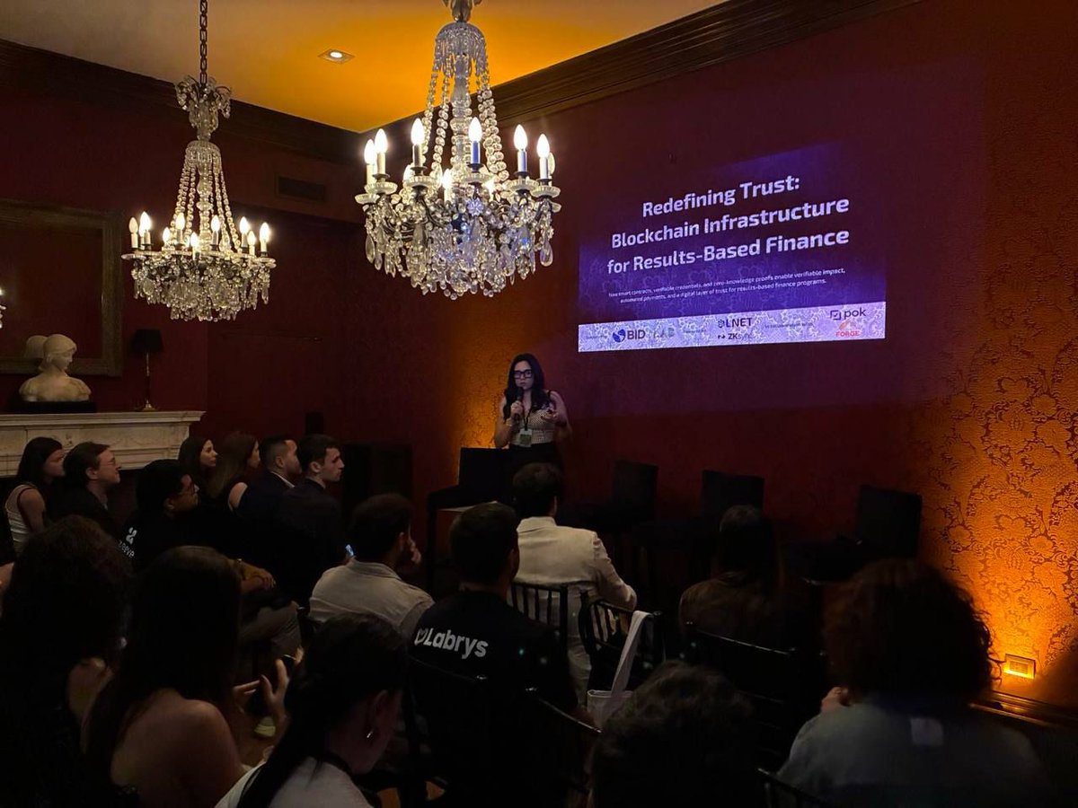 lnetglobal's tweet image. A great week at #DevConnect Buenos Aires with the @zksync  &amp;amp; @ZKamigos LATAM communities! ⚡🇦🇷

Our CCO, Mariana Kotik (@MelodyCelestine), spoke on “Redefining Trust: Blockchain Infrastructure for Results-Based Finance.”

Grateful to all partners driving open, interoperable tech…