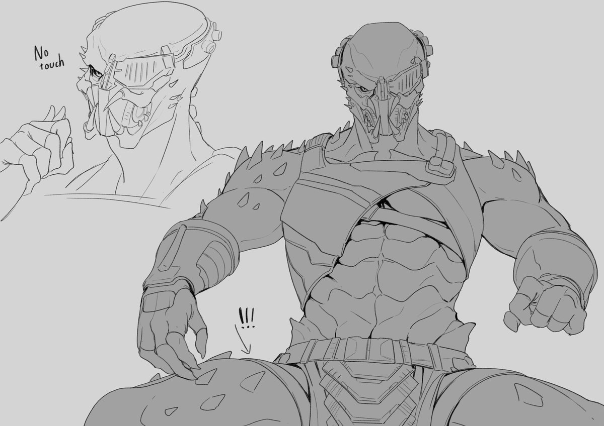 leafjuly's tweet photo. Why he sexier each time I look up his design, why do you have strap belts that high up you thigh sir!
Might color this one day. https://t.co/WmNz7vLBFy