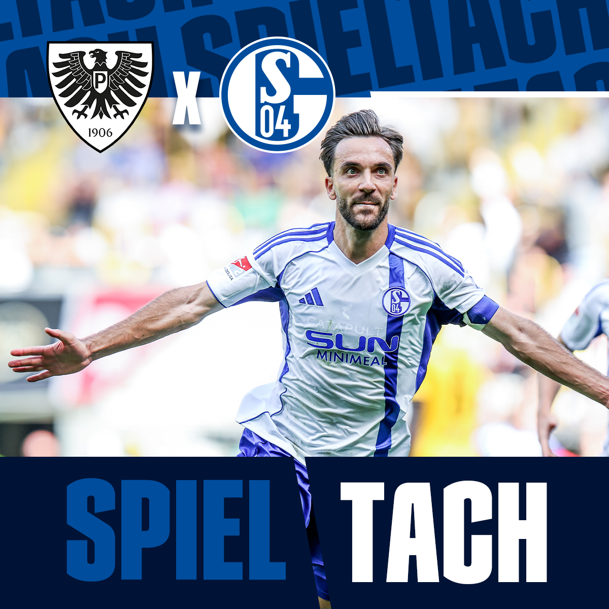⚒️ SPIELTACH
⚽️ SC Preußen Münster 🆚 #S04
🕐 13 Uhr
#⃣ #PRMS04