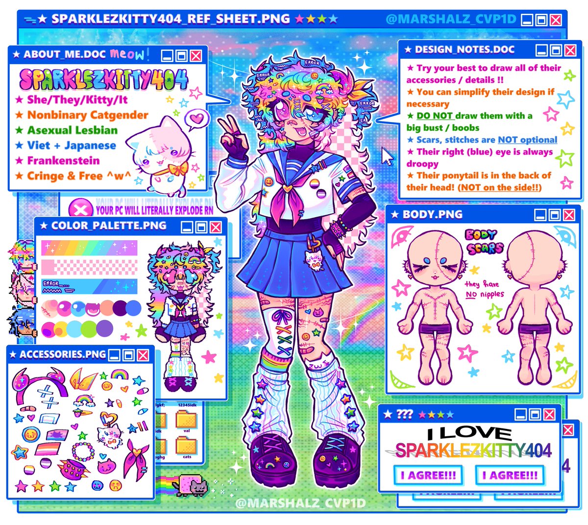 ilovekittymoew's tweet image. ilovekittymoew art post once every 1000 years gootbye forever
(new ref sheet i just made for my oc ^_^)
#ocart #originalcharacterart #octwt