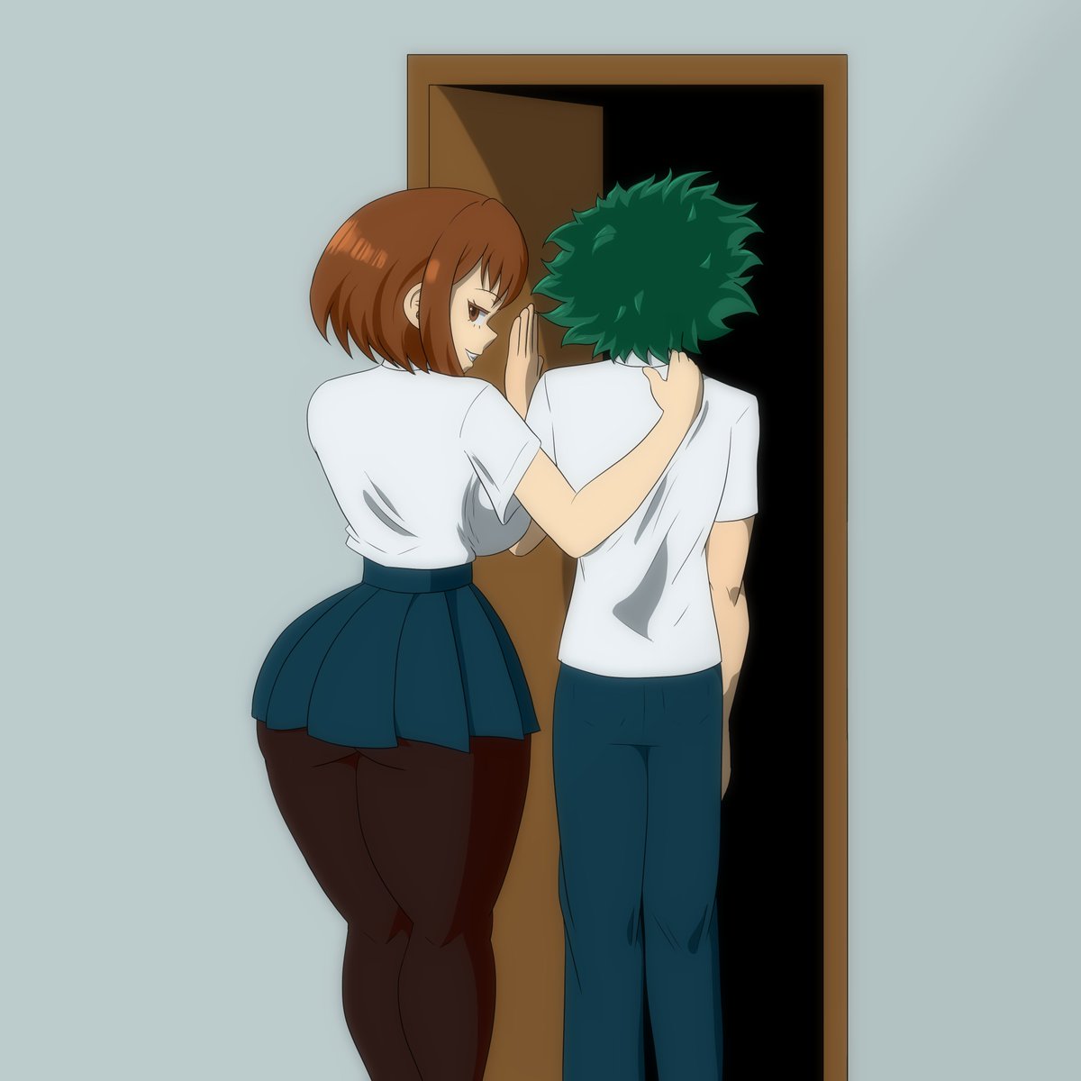 Plumtro's tweet photo. Ochako Uraraka x Izuku Midoria pt1 https://t.co/paVLmr0tG5