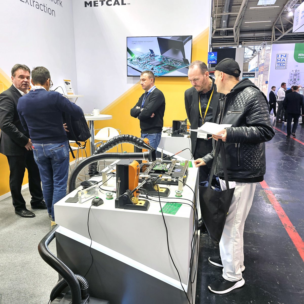 MetcalSoldering's tweet image. &quot;Danke&quot; to everyone at #productronica2025! PLEASE let us know if you have any more questions, or if we can help with your #Soldering, #Rework, and #FumeExtraction challenges in ANY WAY!
Best - #TeamMetcal