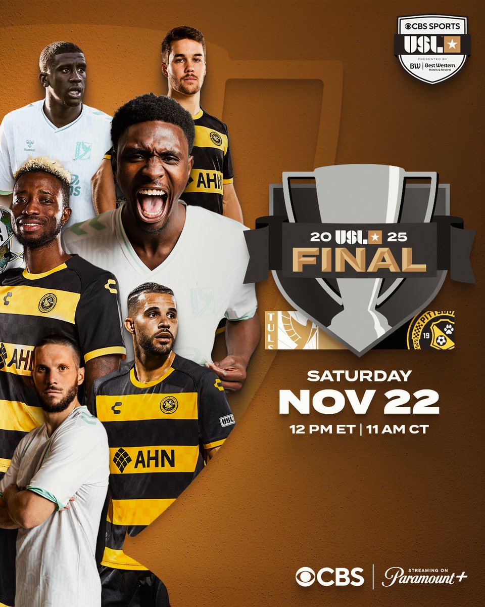 On the ground in Tulsa, Oklahoma for the USL Championship Final.

Tomorrow on CBS.