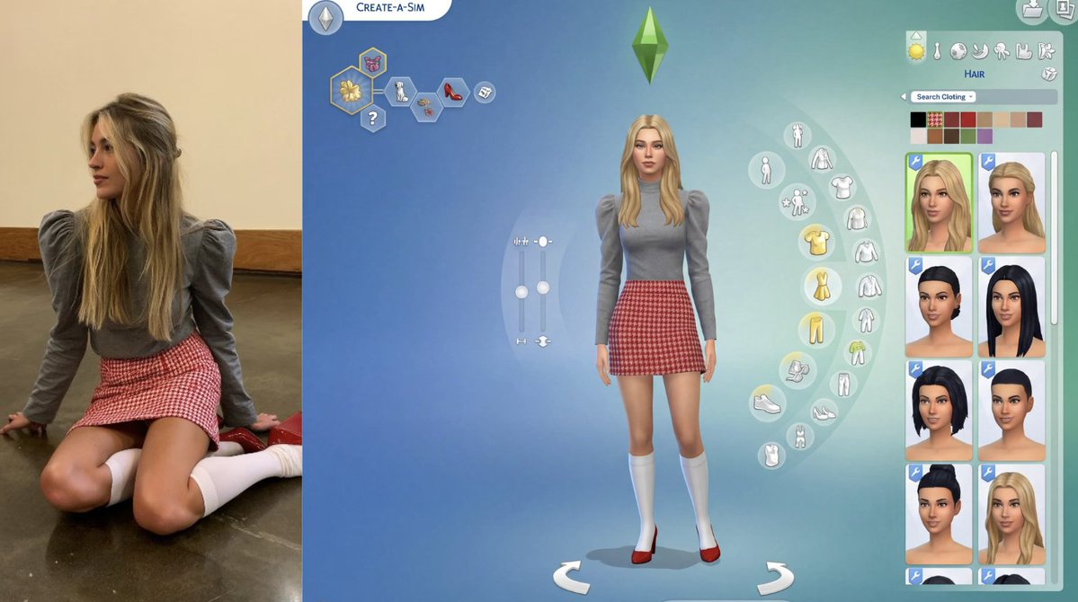 higgsfield_ai's tweet image. Nano Banana Pro&apos;s CRAZY gameplay reference generation 👾🧩

Prompt: &quot;Make her the sims character that is currently editing on the Create-a-Sim charactor creation in Sims 4&quot;

For the next 48 hours ONLY - get 1 Year UNLIMITED Nano Banana Pro on Higgsfield!

For 12 hours: follow,…