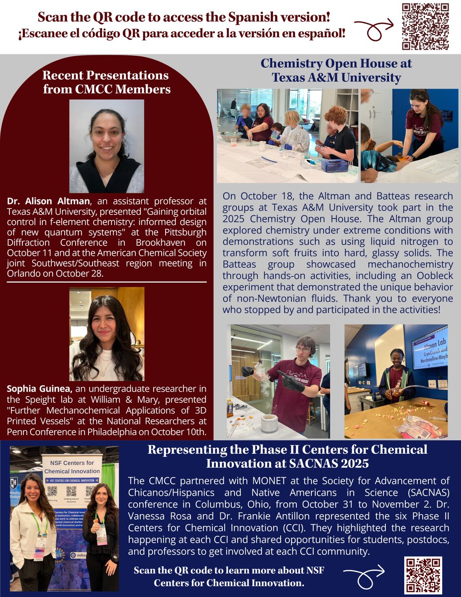 NSF Center for the Mechanical Control of Chemistry tweet media