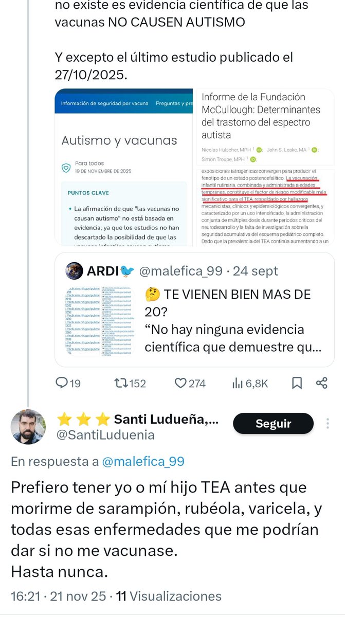 EL PERIODISTA ARGENTINO
Otro argentino que las MENTIRAS no necesita que se las demuestre nadie, pero si se contradice a sus creencias divinas, da igual lo que exista y se  muestre, porque primero hay que sacar toda la bilis y mejor morir y enfermar, que informarse de nada.