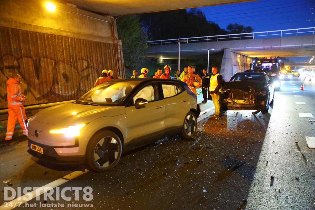 Ongeval op A4 bij Rijswijk richting Rotterdam