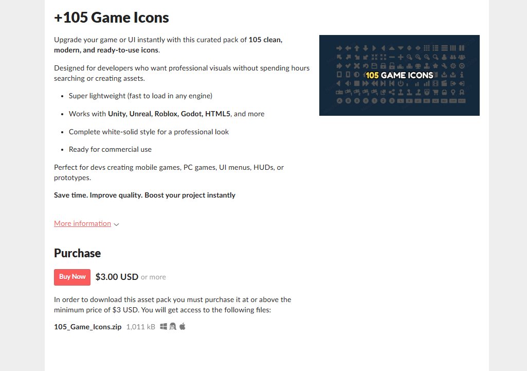 KenneyNL's tweet image. The fun thing about others selling the game assets I&apos;ve made is that I can always give you a better deal!

Here&apos;s $3.00 off (100%!) on these assets:
kenney.nl/assets/game-ic…