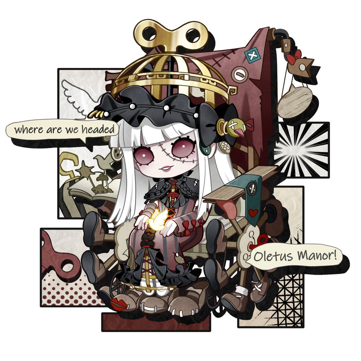 idvlogic's tweet photo. [ Official Chibi Art ]

Whimsy Series
▸ Sculptor S-Tier Costume - Caged Doll https://t.co/kvVs33nlMB
