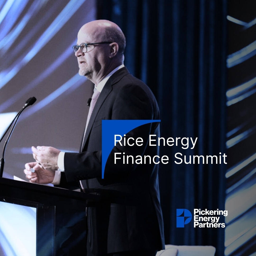 Thanks to <a href="/RiceUniversity/">Rice University</a>'s Energy Finance Summit for inviting <a href="/pickeringenergy/">Dan Pickering</a> to serve as a keynote. From $50 oil to Chevron funding West Texas power plants, there was a lot to unpack!

To learn more about Rice's annual event: business.rice.edu/rice-energy-fi…

#PEP