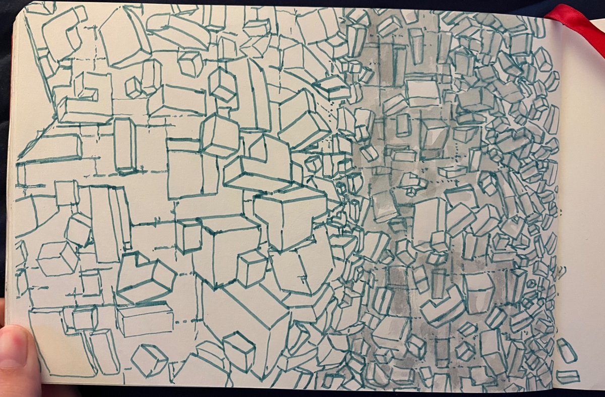 calpitoki's tweet image. #画力UPチャンネル cube explosion #rkgk #落書き #Skeb募集中