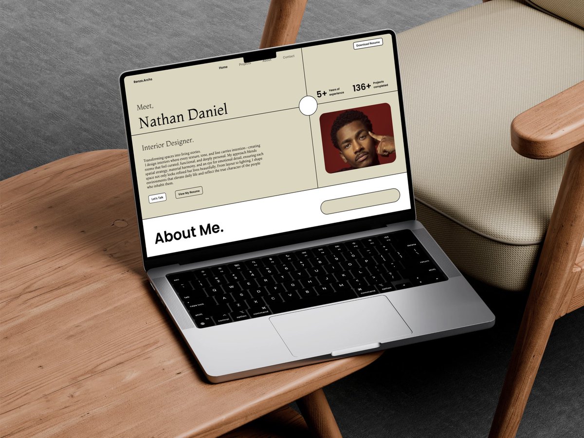 Mars_Captions's tweet image. Redesigned an interior designer’s portfolio with one goal: make the site feel like his spaces.

His old site showed work — but not the story behind it.

Now it’s warm, intentional, and personality-driven.
A digital space that finally reflects the designer who built it.
#webdesign