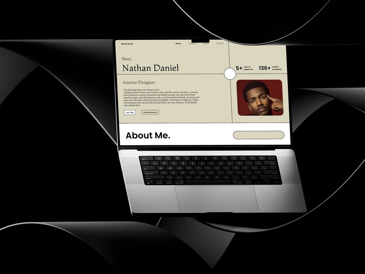 Mars_Captions's tweet image. Redesigned an interior designer’s portfolio with one goal: make the site feel like his spaces.

His old site showed work — but not the story behind it.

Now it’s warm, intentional, and personality-driven.
A digital space that finally reflects the designer who built it.
#webdesign