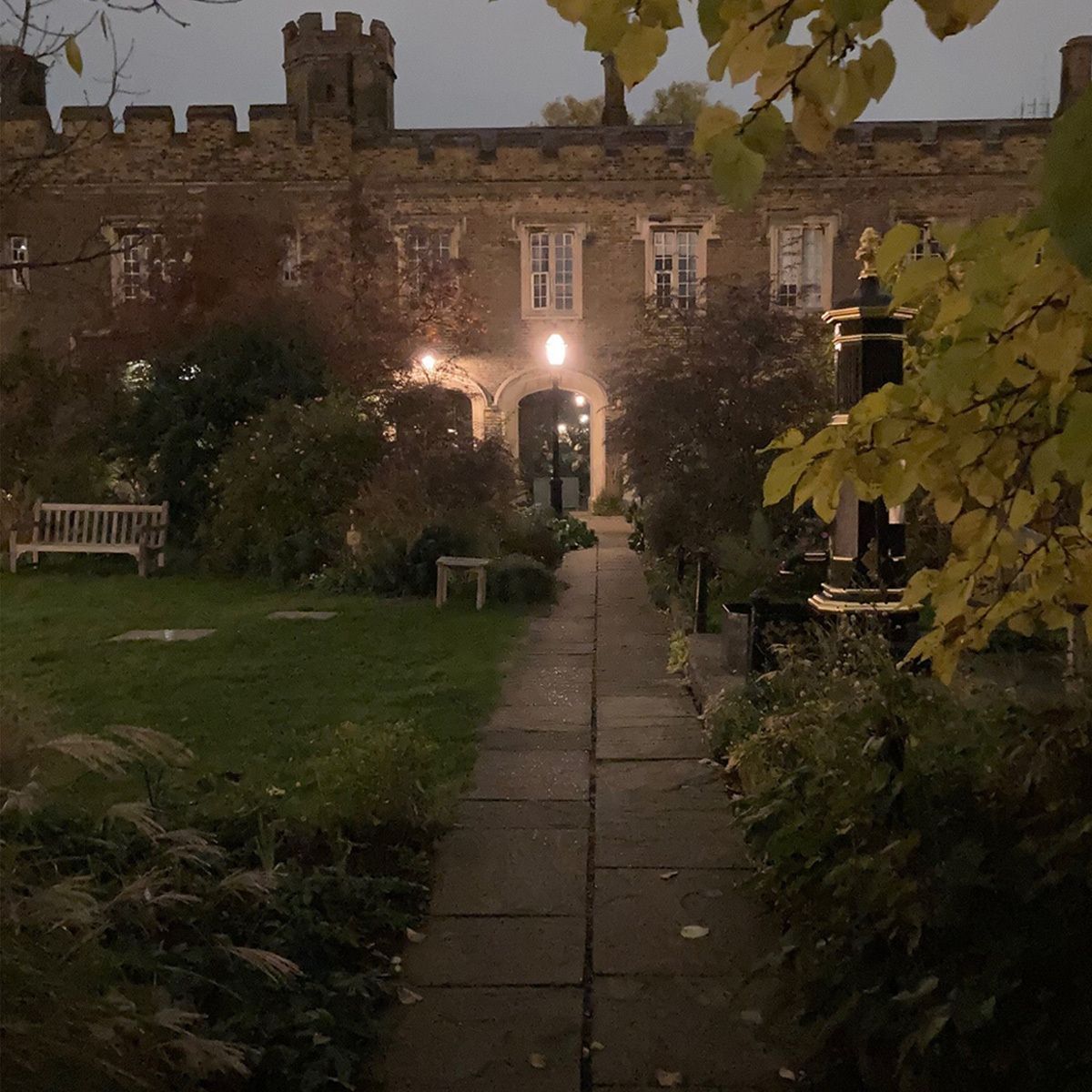 There's a moment at dusk, when the gas lamps flicker on, that the Charterhouse Estate starts to feel very other-worldly and magical. 

Perhaps surprisingly, given the fact the site dates back to medieval times, it doesn't feel spooky. But maybe you know something we don't...

If