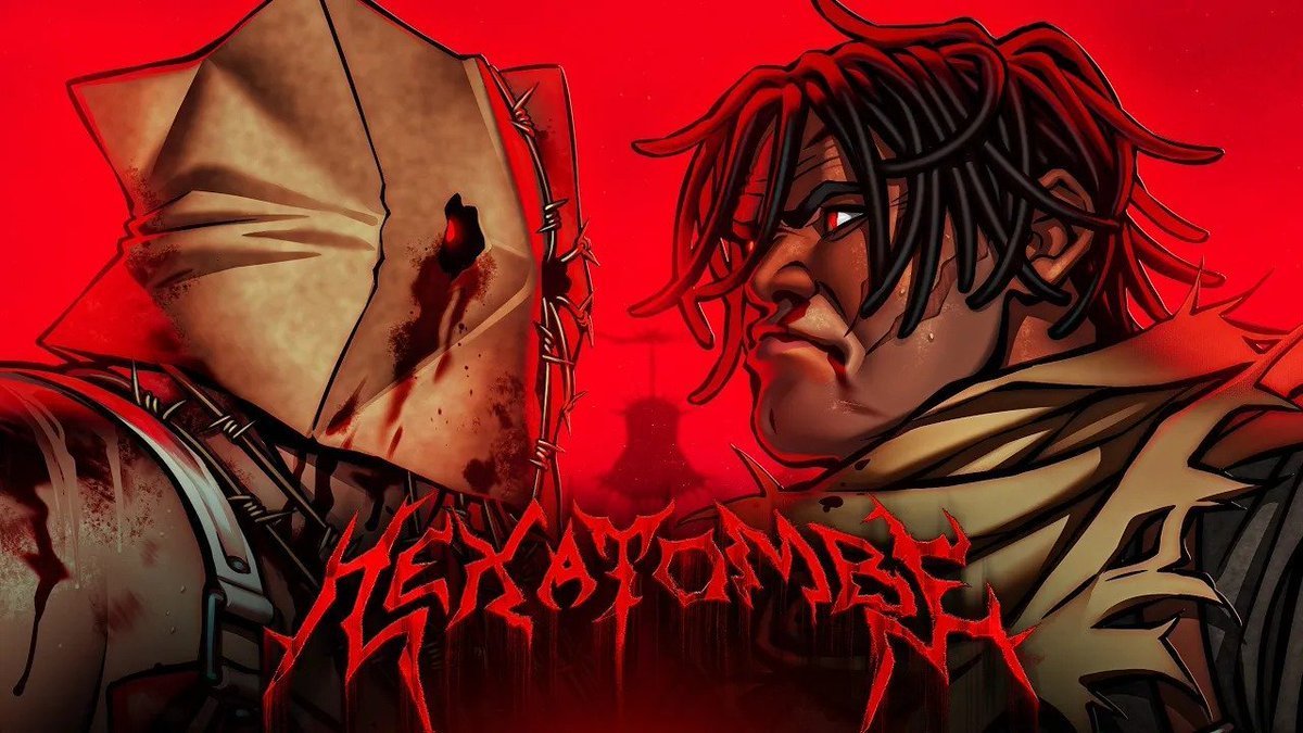 A capa do quinto episódio de #HEXATOMBE foi adicionada no YouTube! 🩸