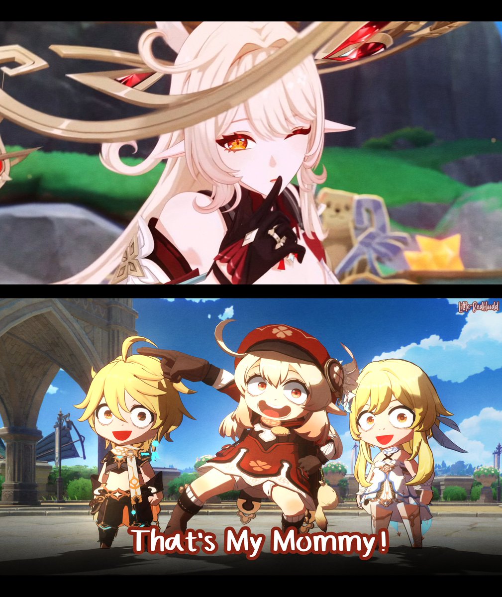 LittleRedhoodd's tweet image. My Mommy 😭💕💕💕

#GenshinImpact #Genshin #Genshin_Impact