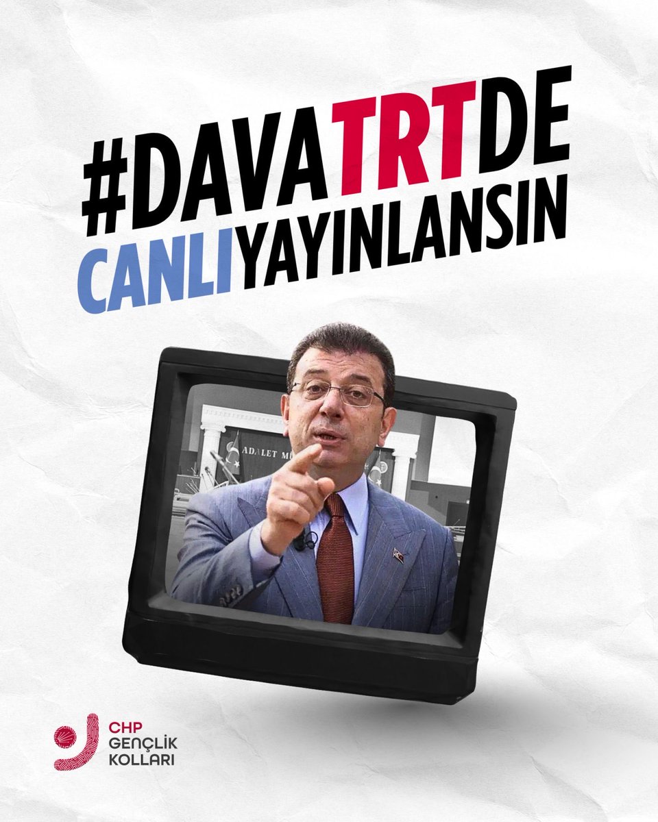 #DavaTRTdeCanlıYayınlansın