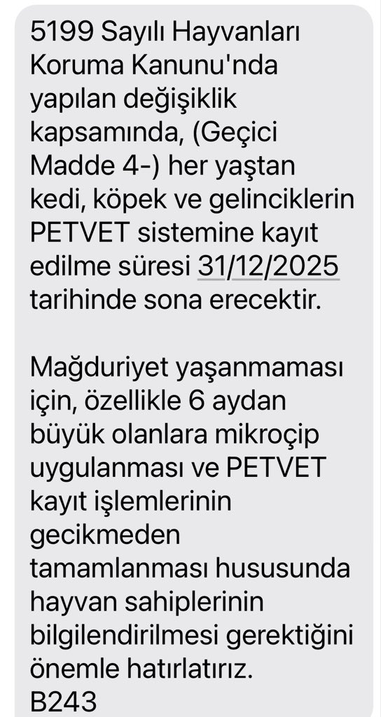 YoncaEvcimik's tweet photo. Mikroçip son tarih 31/12/2025.. ee sonra ısrarla vahşetmi 🤬🤬 https://t.co/NYW5YONjJc